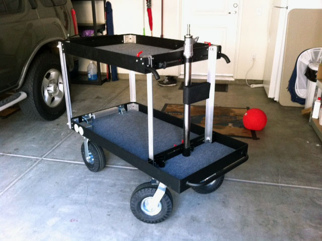 Backstage Equipment Rubbermaid Camera Cart With 8 Wheel RUB-01